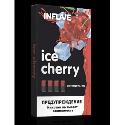 Картриджи Feel the Flavor Ice Cherry (Inflave Juul Ледяная Вишня)