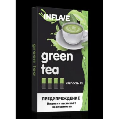 Картриджи Feel the Flavor Green Tea (Inflave Juul Зелёный Чай)