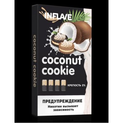 Картриджи Feel the Flavor Coconut Cookie (Inflave Juul Кокосовое Печенье)