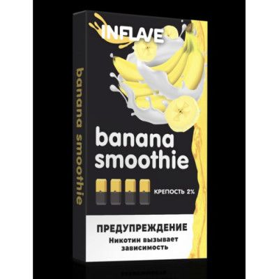 Картриджи Feel the Flavor Banana Smoothie (Inflave Juul Банановый Смузи)